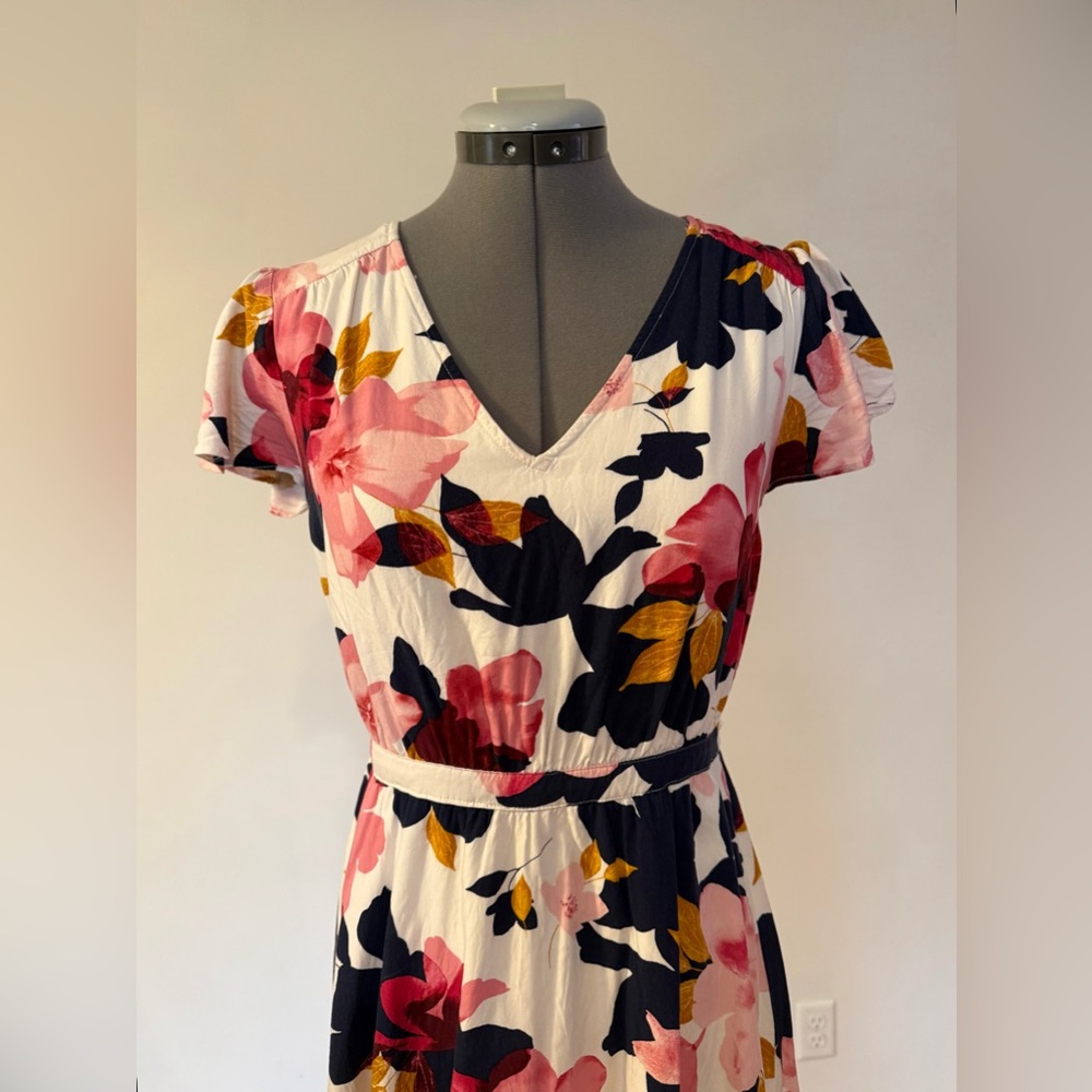 Old Navy Colorful Floral Mini Dress - Picture 4 of 5